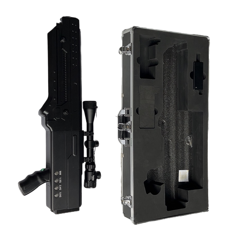  政和手持便携式枪型低空防御反制四通道A型